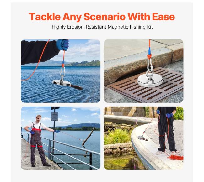 590 kg traukos žvejybos magneto komplektas5