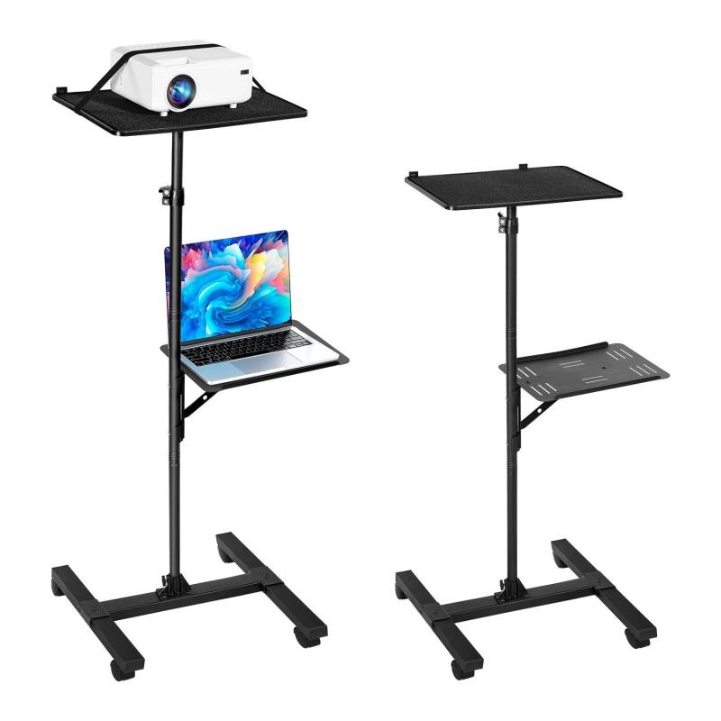 Projektoriaus stovas su dviem lentynomis0