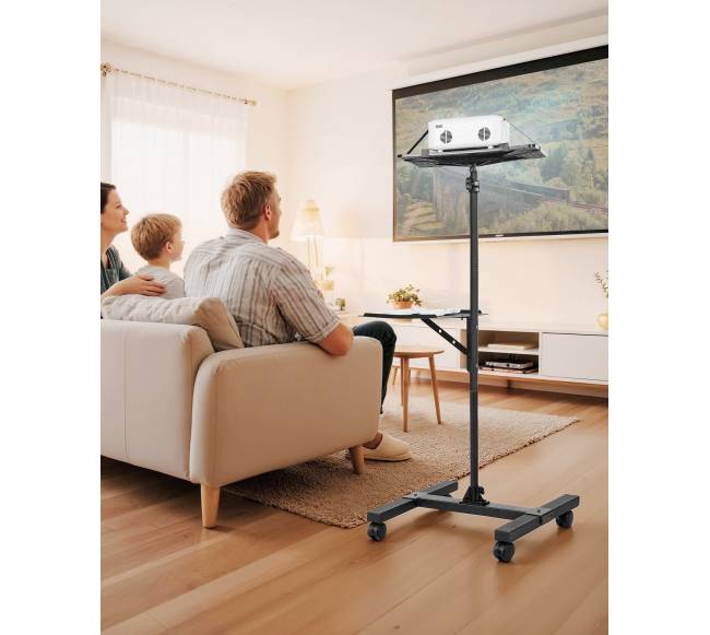 Projektoriaus stovas su dviem lentynomis4