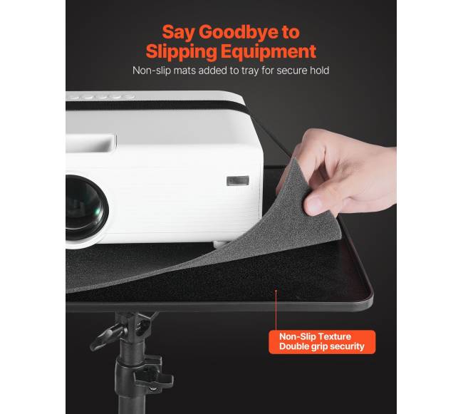 Projektoriaus stovas su dviem lentynomis5