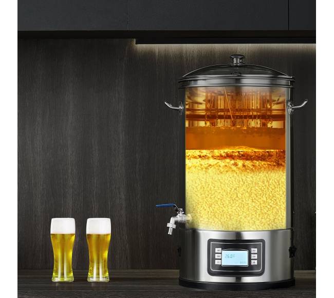Elektrinė alaus virimo sistema, 30 litrų 304 nerūdijantis plienas7