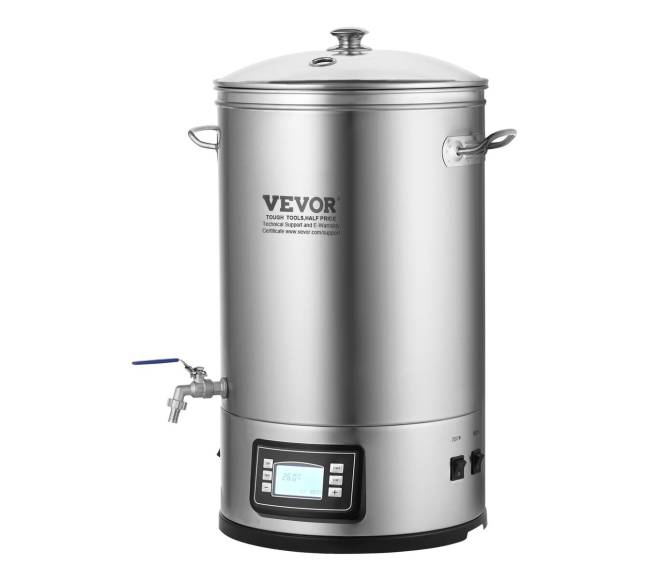 Elektrinė alaus virimo sistema, 30 litrų 304 nerūdijantis plienas9