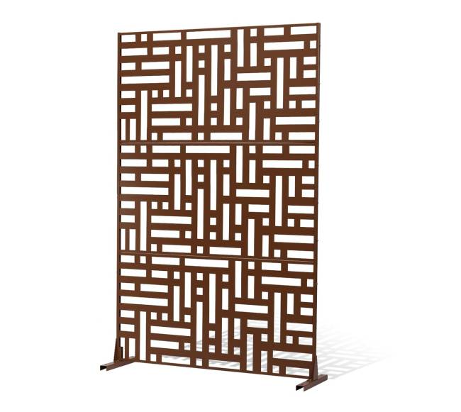 Metalinis privatumo ekranas 91 x 191 cm rudas10