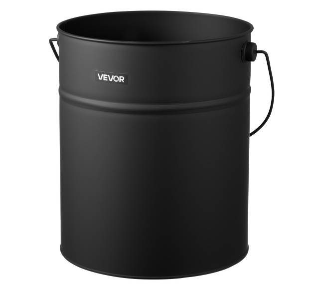 Pelenų kibiras su dangčiu ir įrankiais9