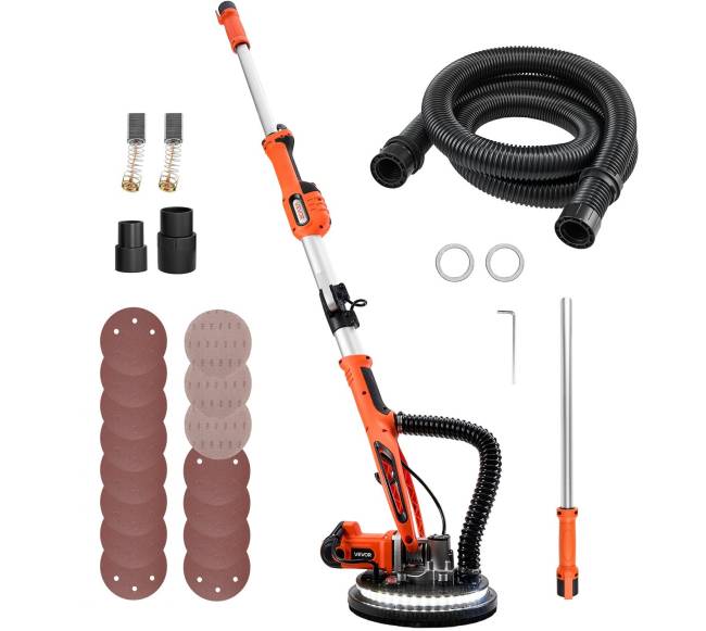 Gipso šlifuoklis 850W su LED apšvietimu8