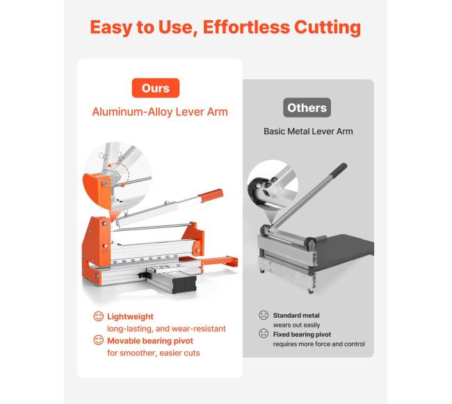 Vinilo grindų pjaustyklė su aliuminio svirtimi1