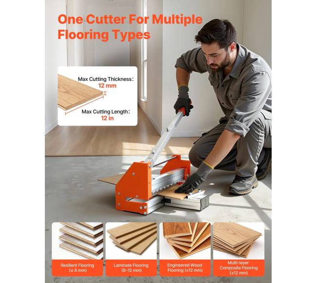 Vinilo grindų pjaustyklė su aliuminio svirtimi2