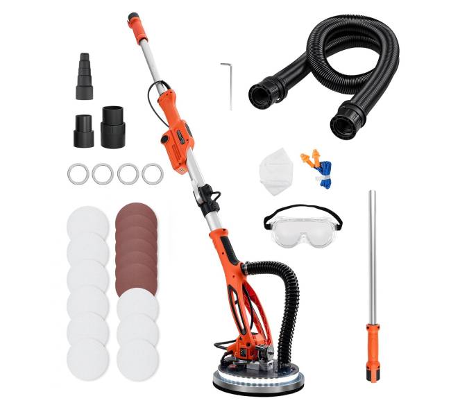 950W gipskartonio šlifuoklis su LED apšvietimu8