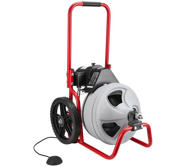 vamzdžių valymo mašina su rankine pavara0