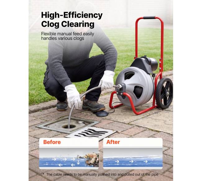 vamzdžių valymo mašina su rankine pavara1