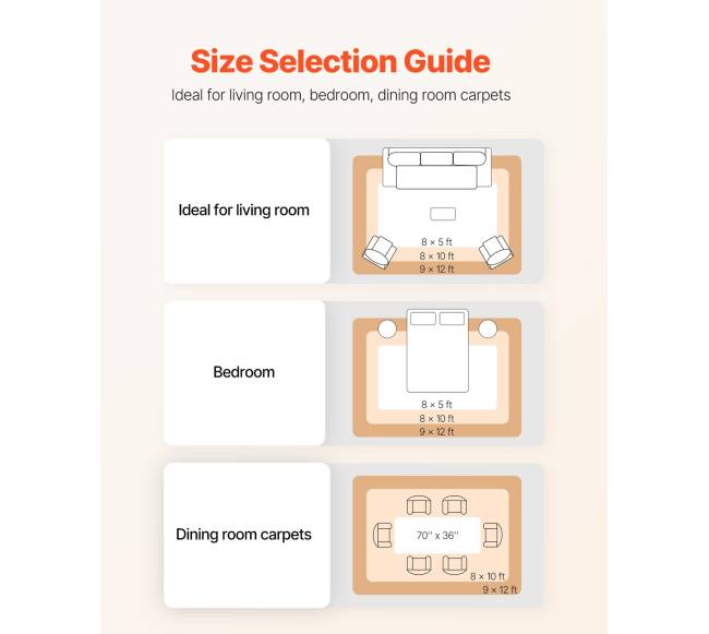 Neslystanti kilimo pagalvėlė 2.74x3.66 m5