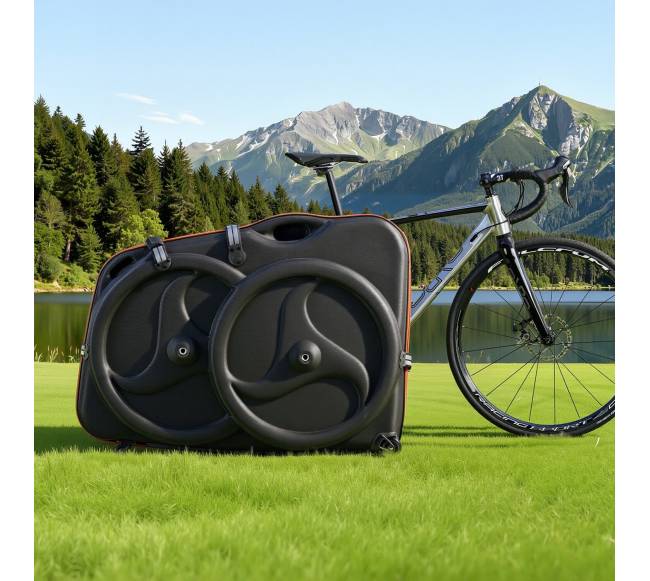 Dviračio kelioninis krepšys su kietu apvalkalu7