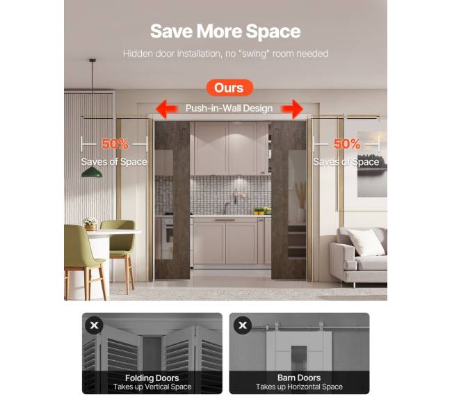 Paslėptų durų rėmo komplektas miegamajam1