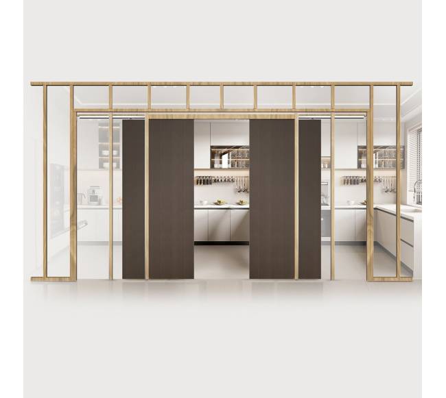 Paslėptų durų rėmo komplektas miegamajam7