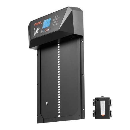 automatinės vištų tvarto durys su LCD ekranu0