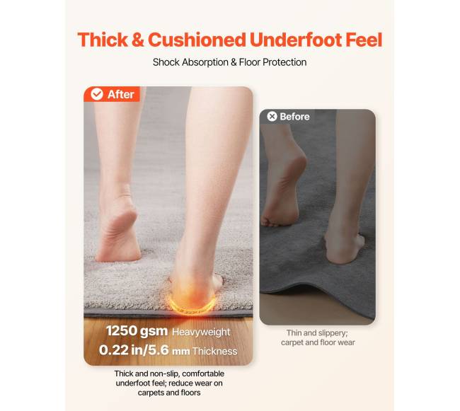 Neslystantis kilimų padėklas, 0.91 x 1.52 m2