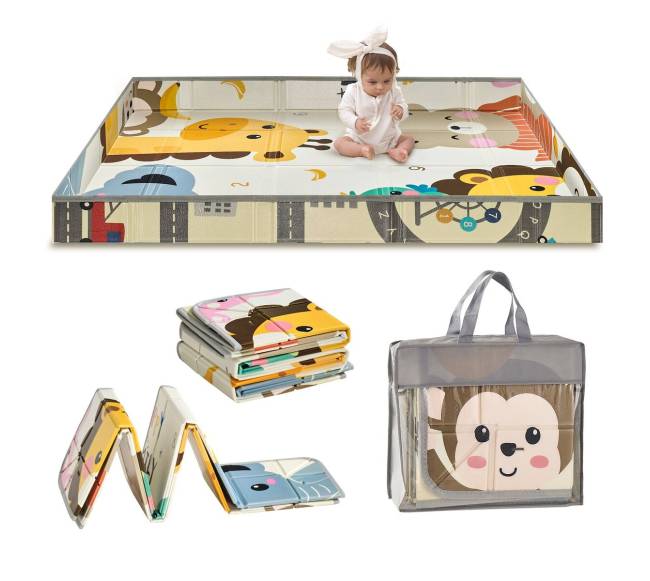 Dvipusis kūdikių kilimėlis, 140x180 cm9