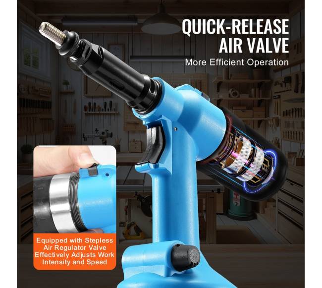 Pneumatinis kniediklis su 13 dydžių antgaliais4