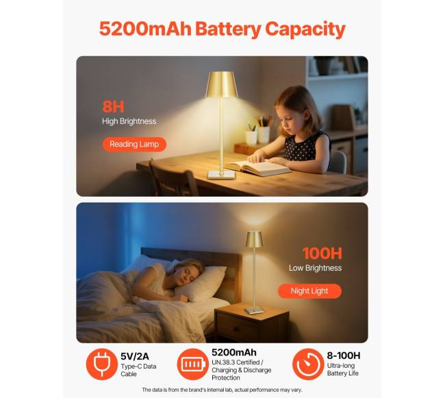 Belaidis stalo šviestuvas, reguliuojamas aukštis4