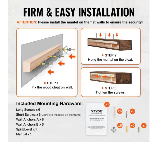 Židinio medinė lentyna 152 cm natūralios rudos spalvos4