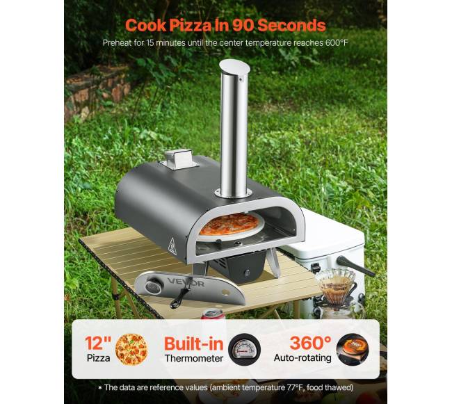 Nešiojama itališka picų krosnis lauko kepimui1