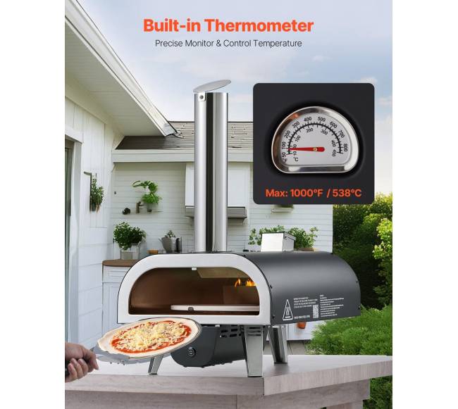 Nešiojama itališka picų krosnis lauko kepimui4