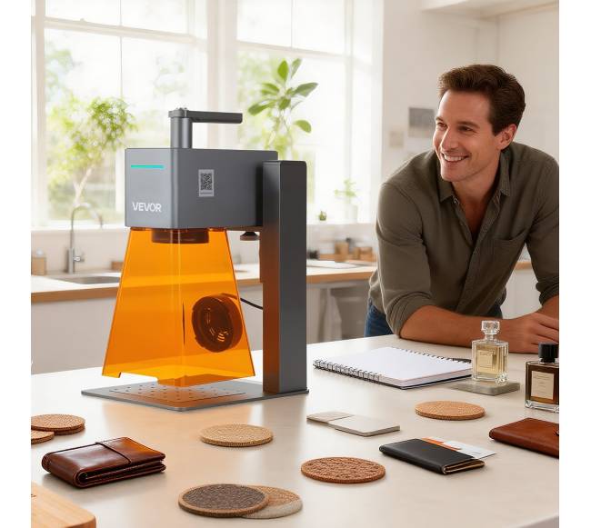 Nešiojamas lazerinis graviruoklis 12W, medžiagoms7