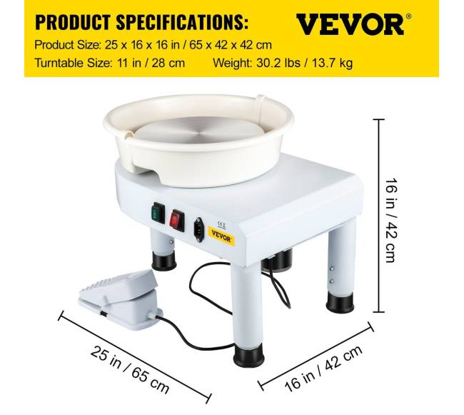 Keramikos žiedimo staklės su kojiniu pedalu6