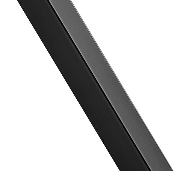 Metalinė turėklo stulpelis 91x3.8x3.8cm be skylių, 1 vnt, juoda10