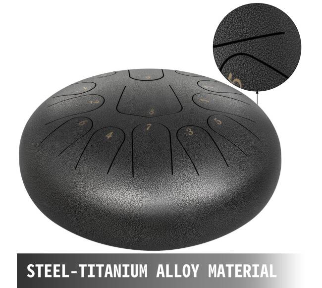 Plieninis liežuvėlių būgnas 13 natų, 30 cm1