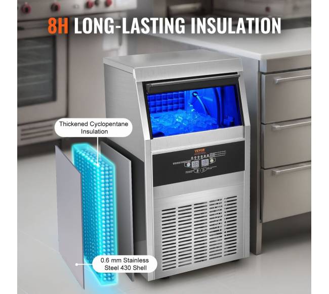 Komercinis ledų gaminimo aparatas 36 kg24 val.4