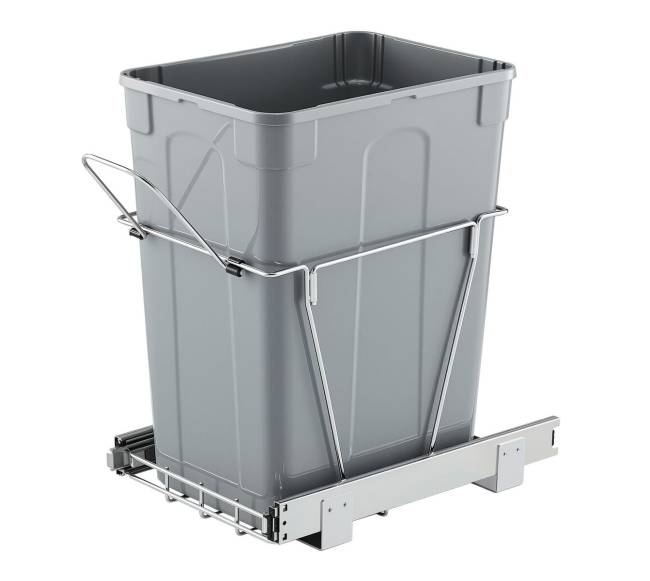 Ištraukiamas šiukšlių konteineris virtuvės spintelei0