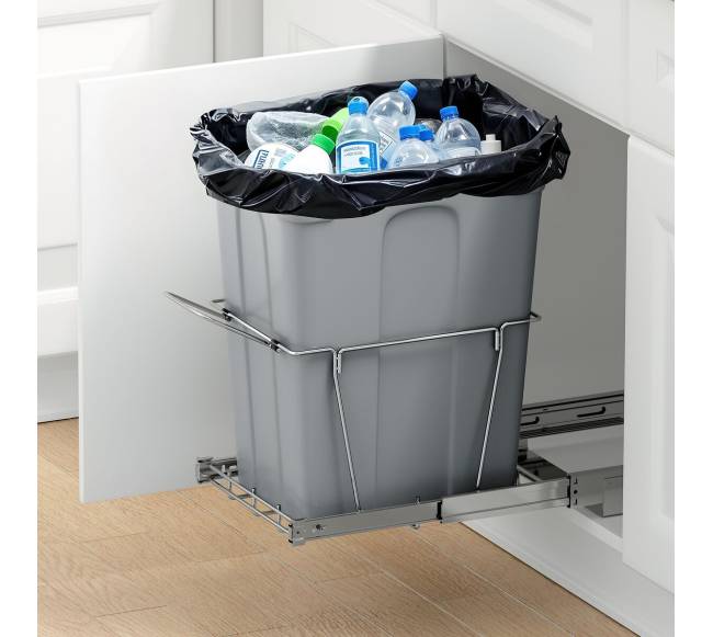 Ištraukiamas šiukšlių konteineris virtuvės spintelei7