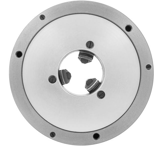 Atsišaukiantis tekinimo griebtuvas CNC su trimis reguliuojamais žandikauliais8