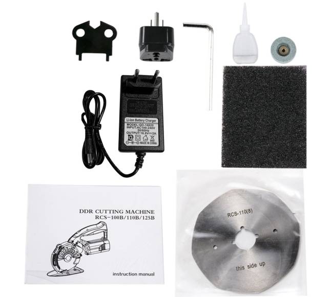 Belaidės elektrinės audinių žirklės 125 mm8