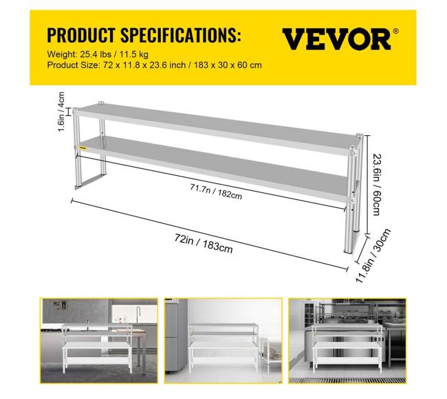 Dviguba lentyna, reguliuojamos aukščio lentynos6