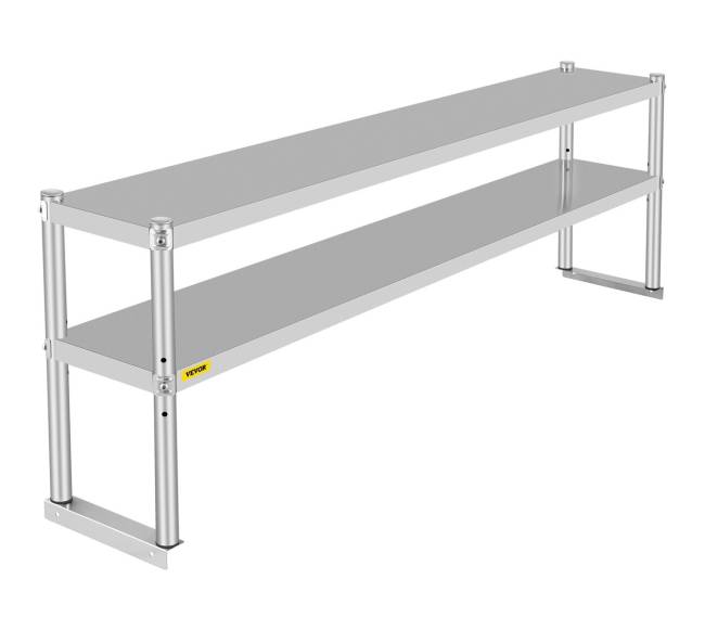 Dviguba lentyna, reguliuojamos aukščio lentynos8