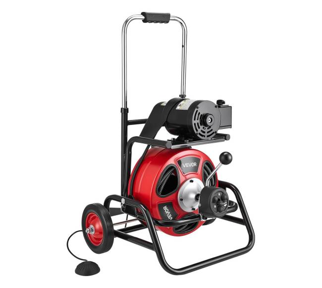 kanalizacijos valymo mašina 30m su automatinis tiektuvas0