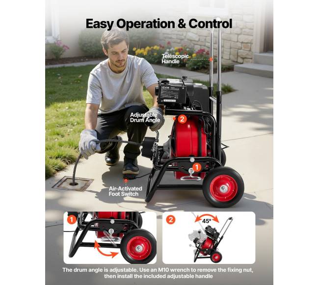 kanalizacijos valymo mašina 30m su automatinis tiektuvas4