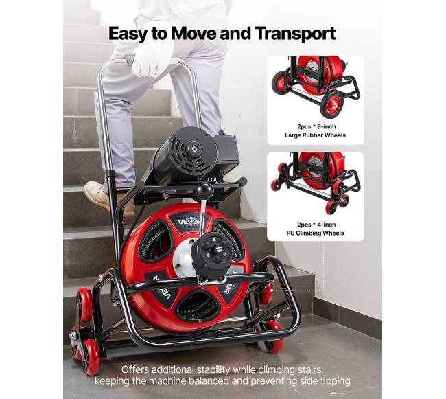 kanalizacijos valymo mašina 30m su automatinis tiektuvas7