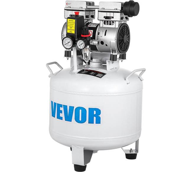 Vertikalus oro kompresorius 40L tyliai dirbantis8