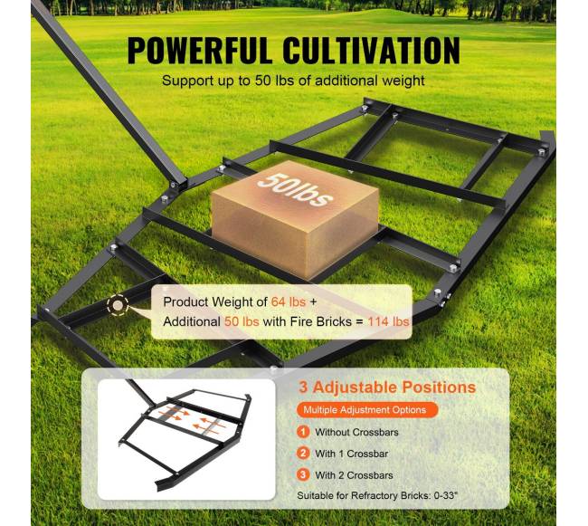 Pinas traukos kultivatorius ATV ir vejos traktoriams3