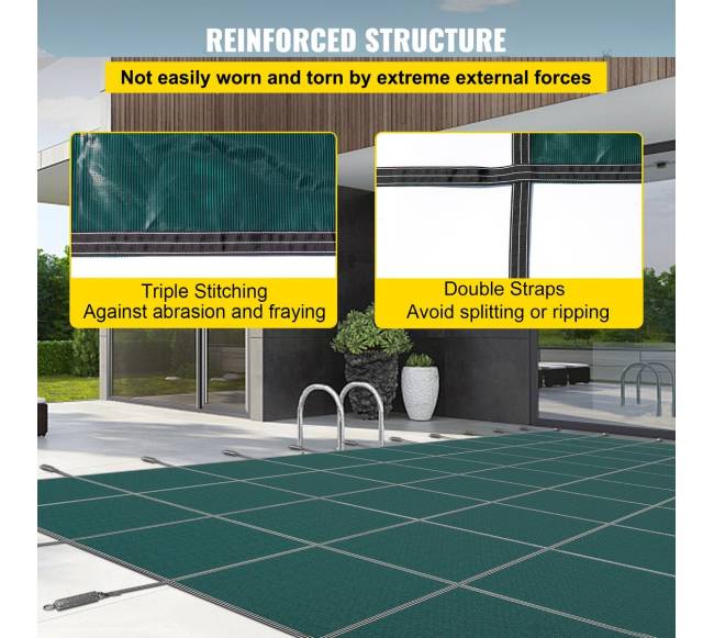 Įleidžiamo baseino žieminė apsaugos danga 18x34 ft su kairiu laipteliu3