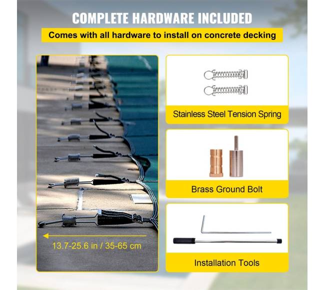 Įleidžiamo baseino žieminė apsaugos danga 18x34 ft su kairiu laipteliu4