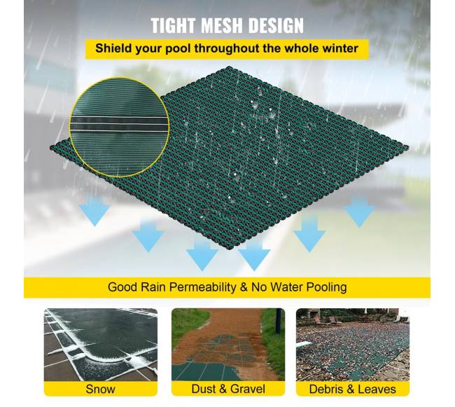Įleidžiamo baseino žieminė apsaugos danga 18x34 ft su kairiu laipteliu5