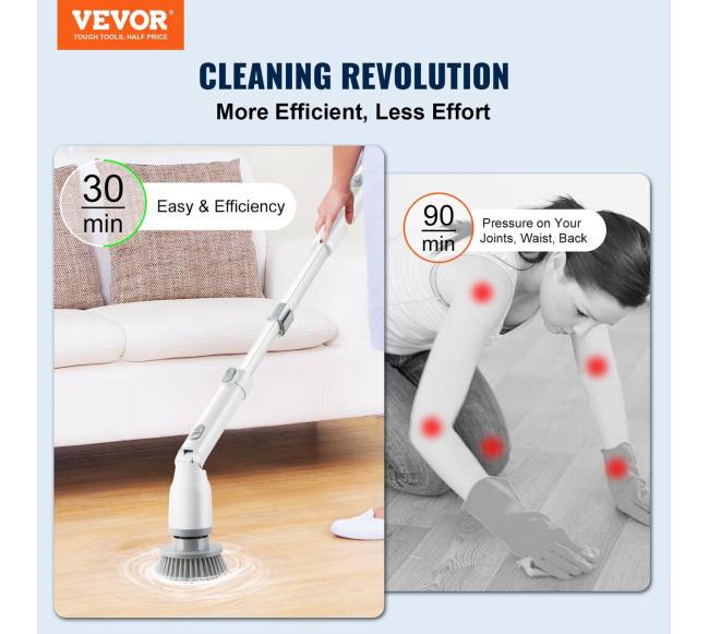 Elektrinis sukamuoju šepetys su prailginamu kotu1