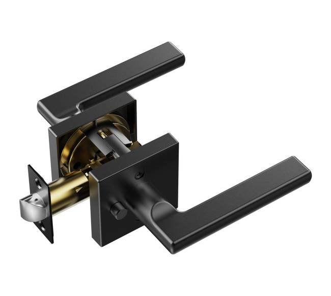 Privatumo durų rankena 10 vnt. juoda8