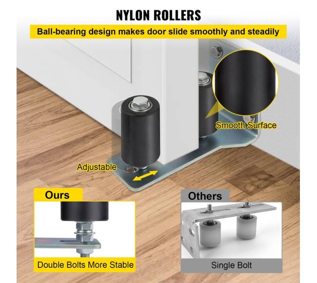 vartų ritinėlių kreipiklis su laikikliu3