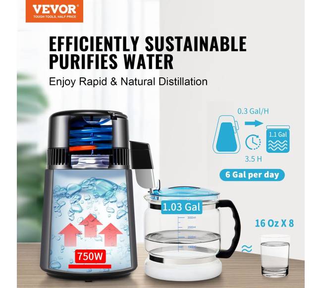 vandens distiliavimo ir valymo aparatas 4 L1