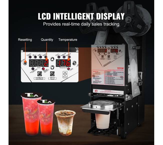 Automatinė gėrimų puodelių sandarinimo mašina4